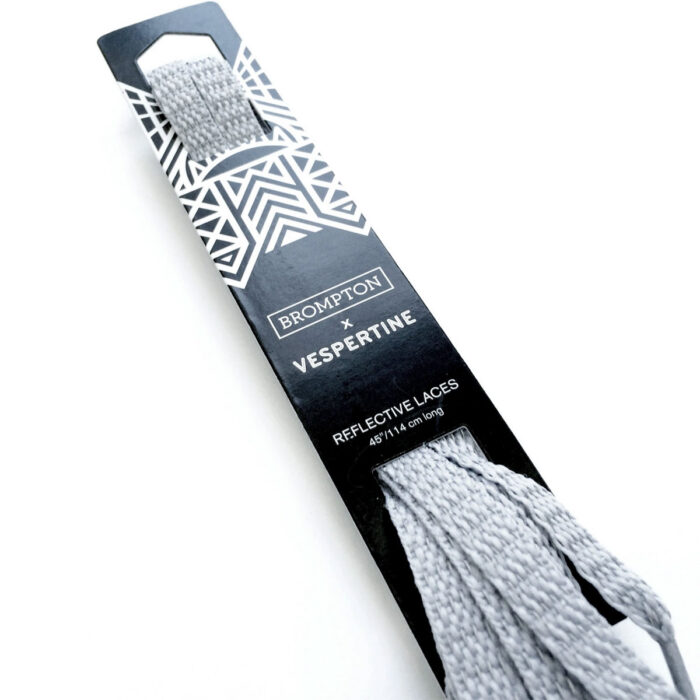 Brompton X Vespertine Nyc Reflective Laces Grey - Afbeelding 2