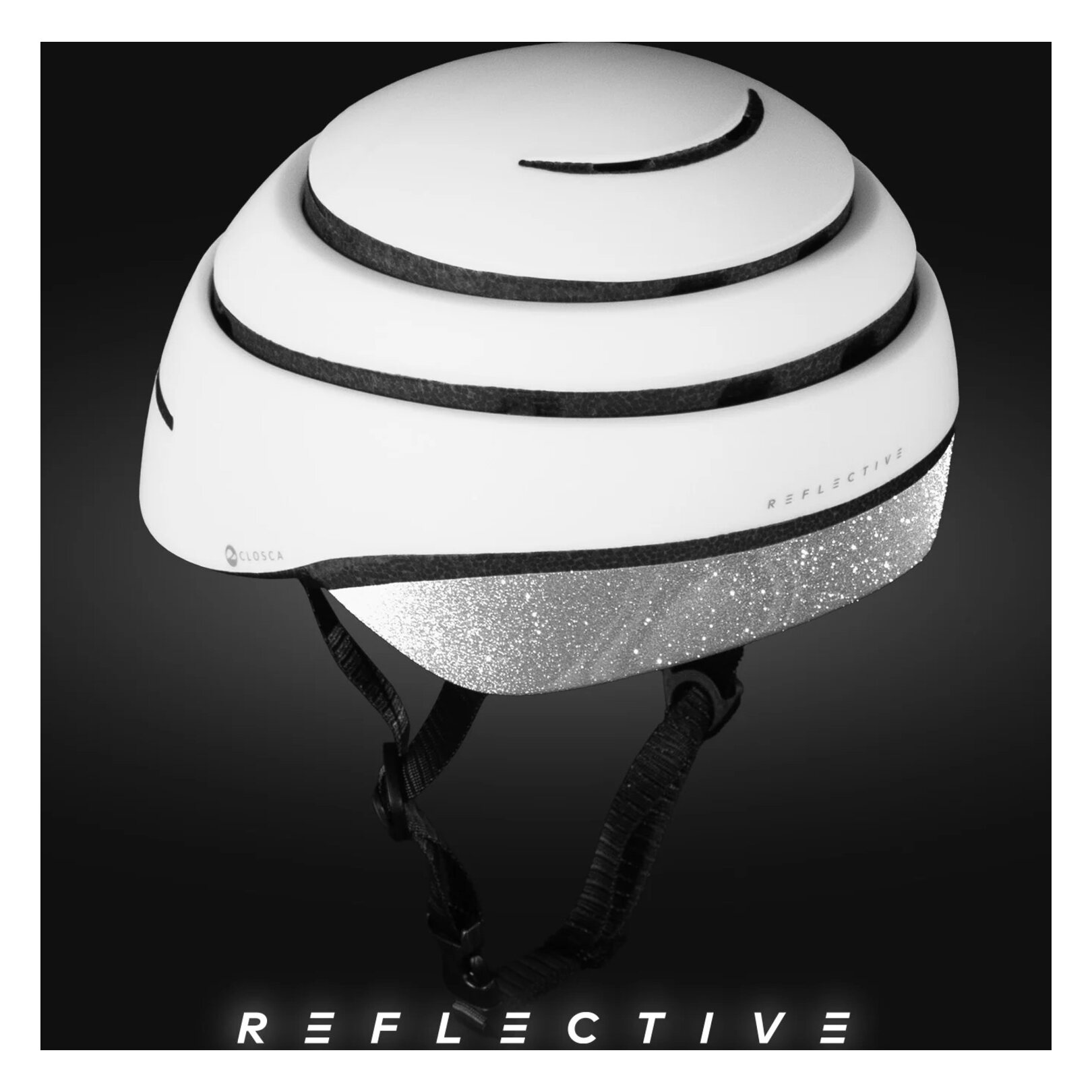 Product-Closca-Loop-Reflective-Wit-1.jpg Helm Closca Loop Reflective Wit M - Afbeelding 1