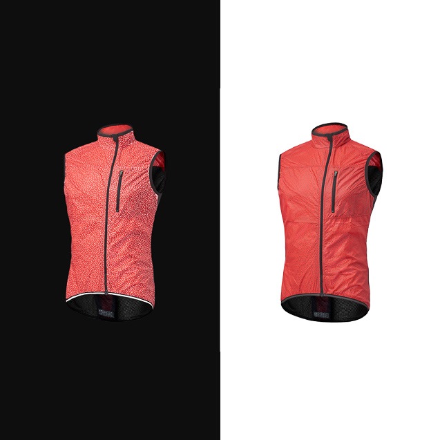 product-pedaled-23-men-cycling-vest-windproof-coral-1.jpg PEdALED Vest Windproof Odyssey Coral Red M - Afbeelding 1