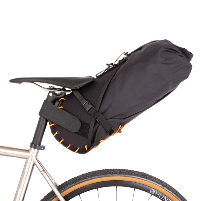 Restrap Saddle Bag + Dry Bag 18L Black/Orange - Afbeelding 2