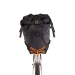 Restrap Saddle Bag + Dry Bag 14L Black/Orange - Afbeelding 3