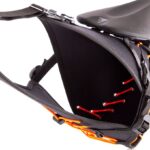 Restrap Saddle Bag + Dry Bag 14L Black/Orange - Afbeelding 6