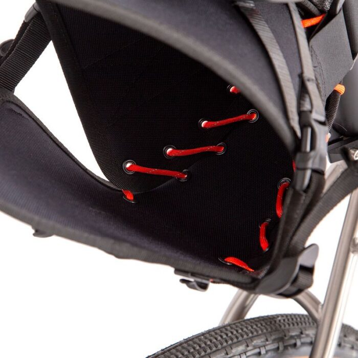 Restrap Saddle Bag + Dry Bag 08L Black/Orange - Afbeelding 6